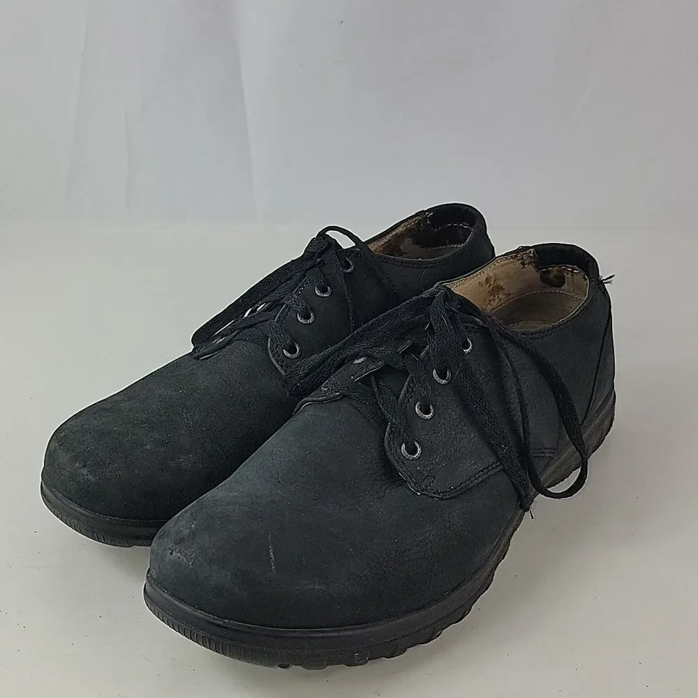 Bogs Eugene Black‎ Leather Waterproof Lace Up Mens Low Top Shoes